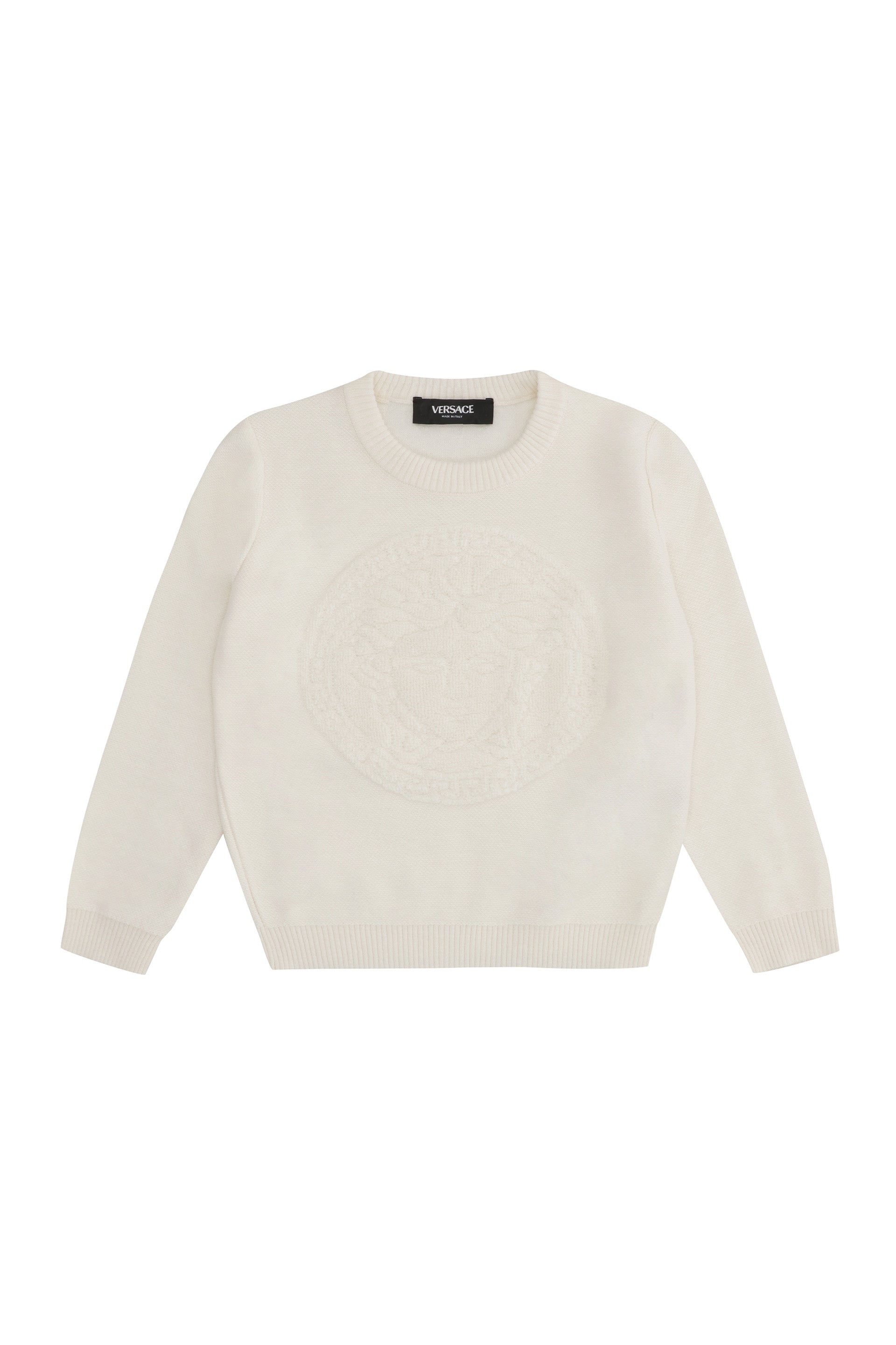 YOUNG VERSACE Boys' Wool-Blend Crew-Neck Sweater