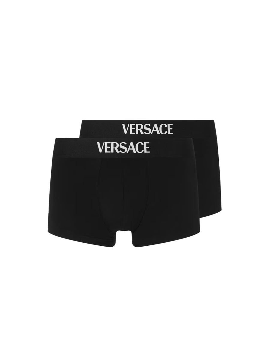 VERSACE Tight-Fitting Boxers for Men - 2-Pack