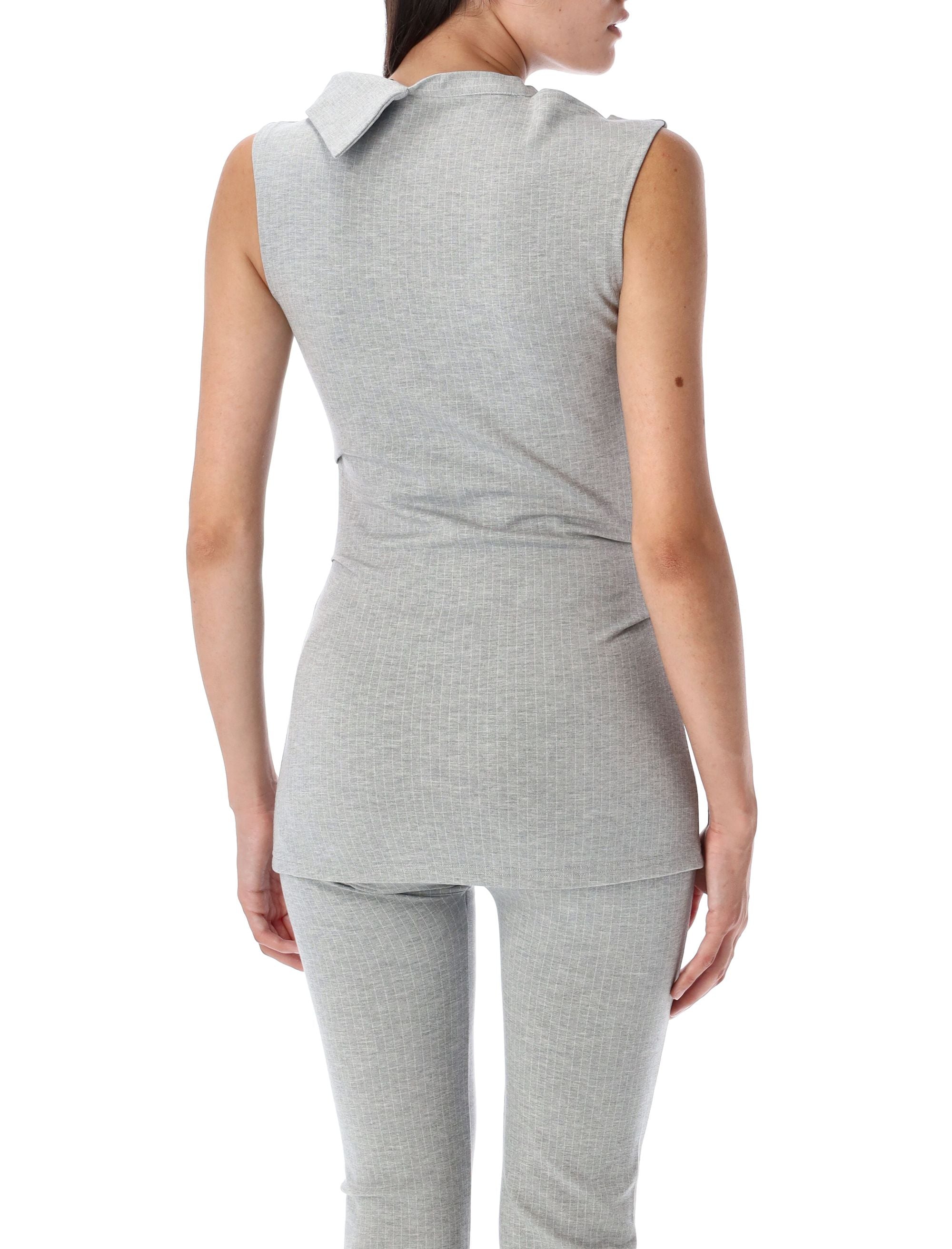 OTTOLINGER Sleeveless Asymmetric Mini Top - Size S