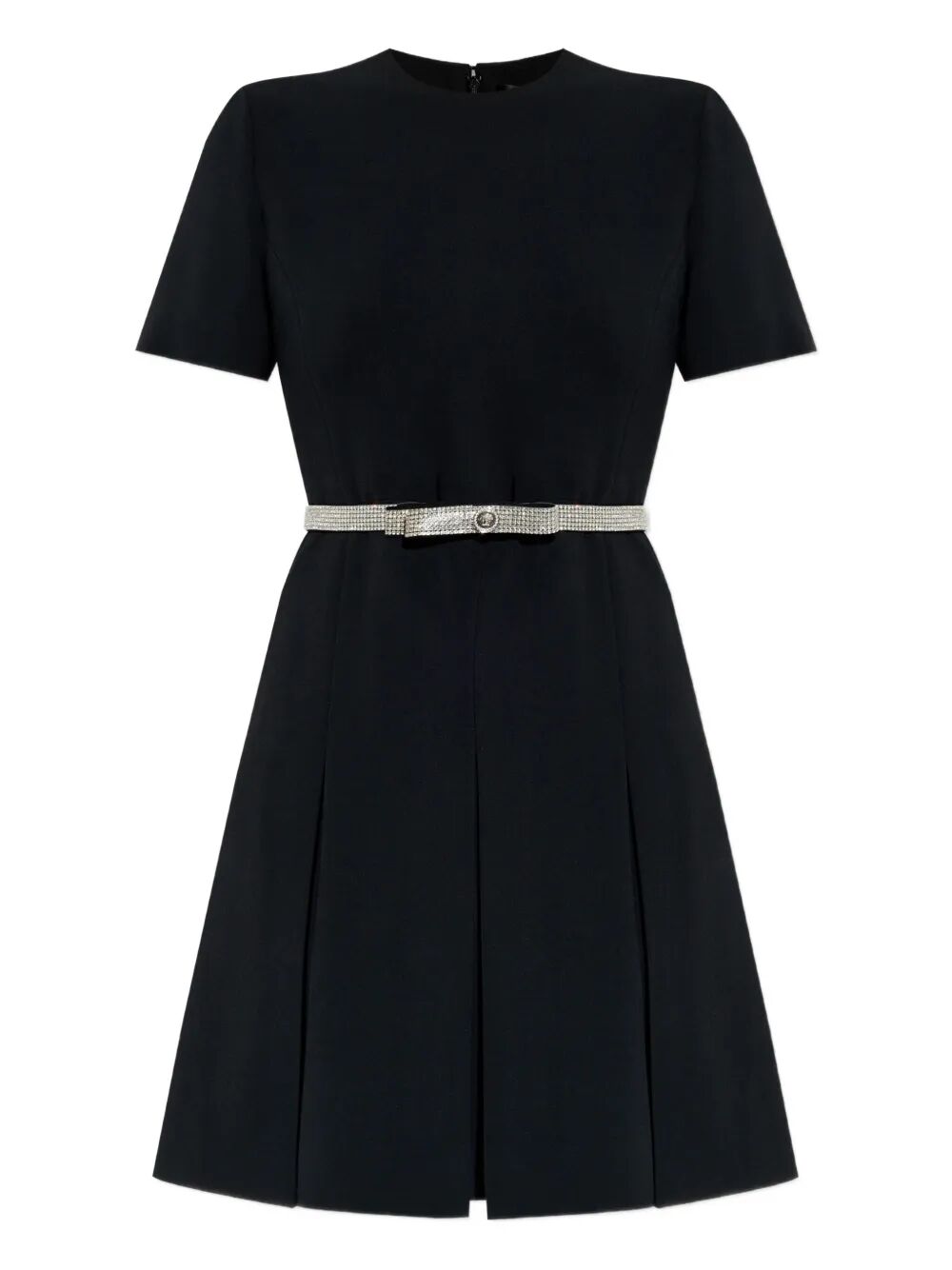 VERSACE Crystal-Embellished Mini Belt Cocktail Dress