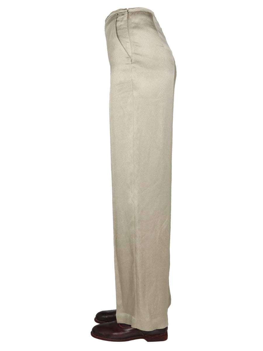 ALYSI Elegant Satin Trousers for Women
