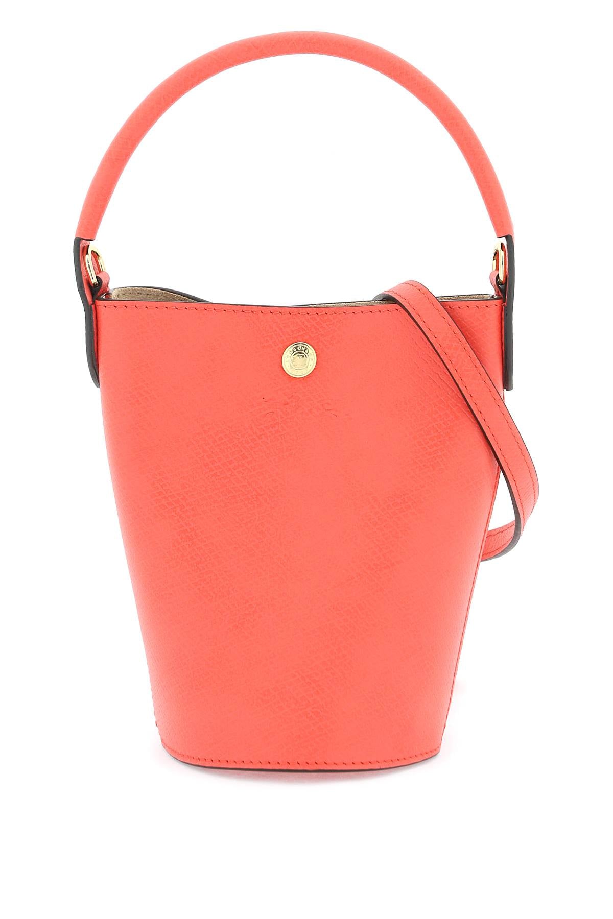 LONGCHAMP Mini Leather Bucket Handbag
