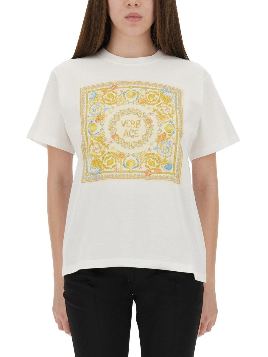 VERSACE Underwater Baroque T-Shirt - Women’s Standard Fit