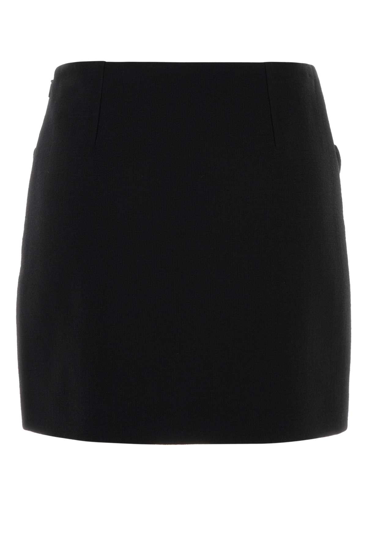 VERSACE Lightweight Wool Mini Skirt for Women