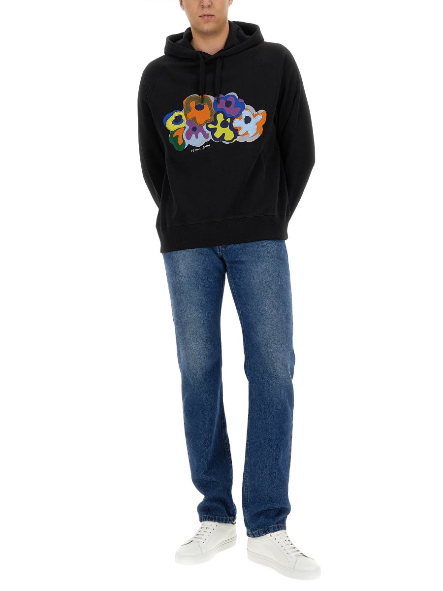 PS BY PAUL SMITH Classic Logo Sweatshirt - Regular Fit - Size L