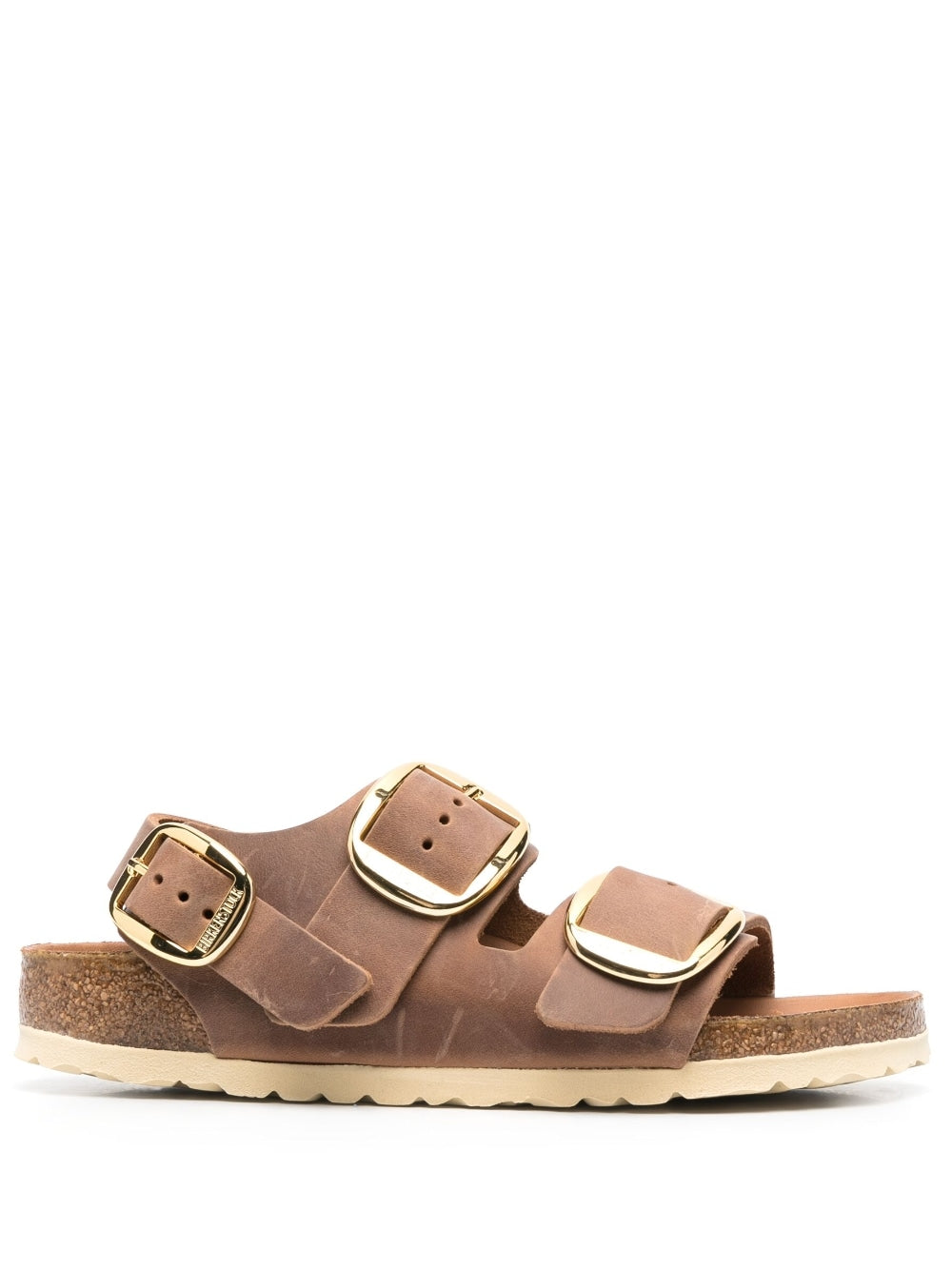 BIRKENSTOCK Women's Big Buckle Oiled Leather Sandal