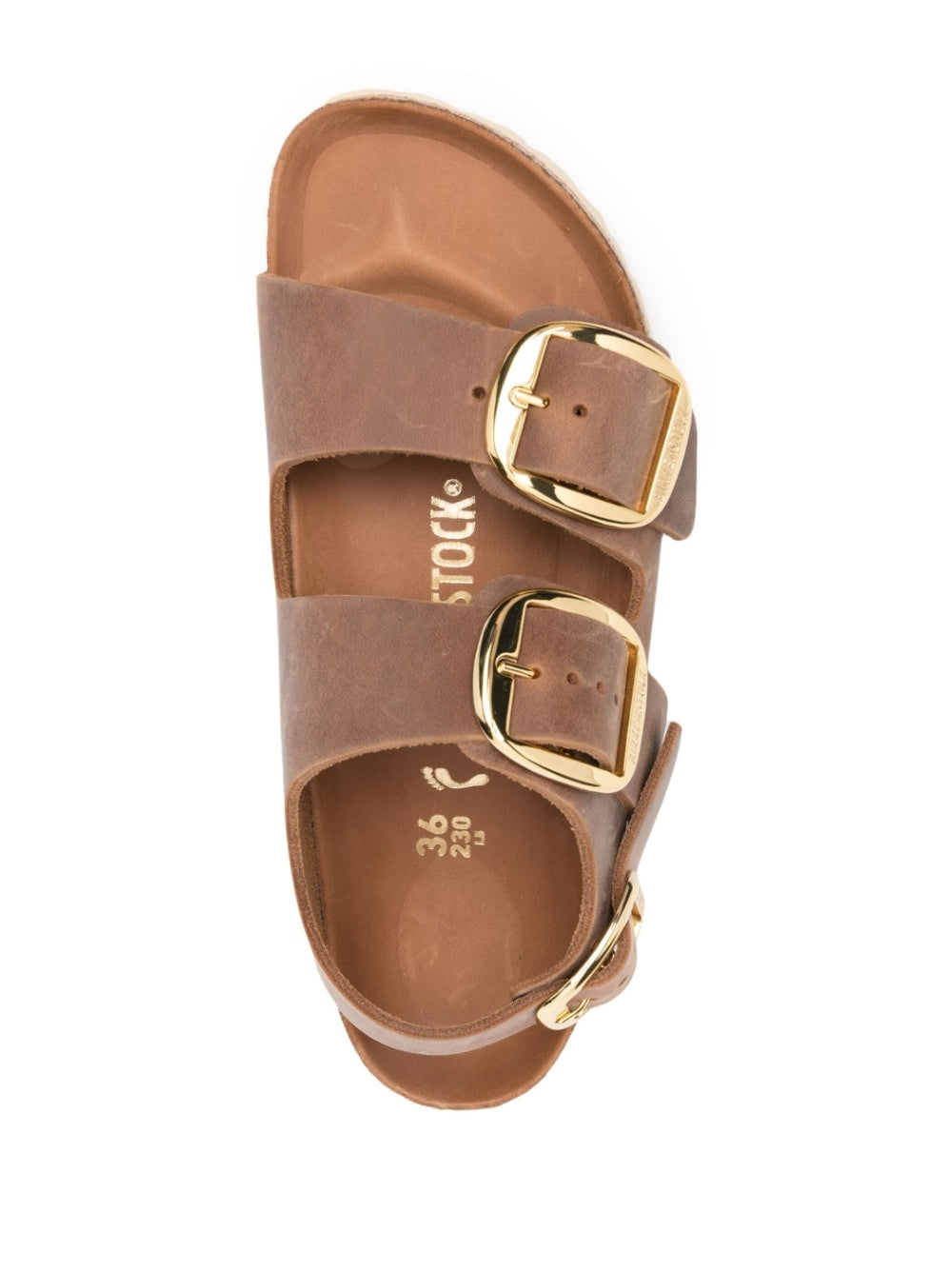 BIRKENSTOCK Women's Big Buckle Oiled Leather Sandal