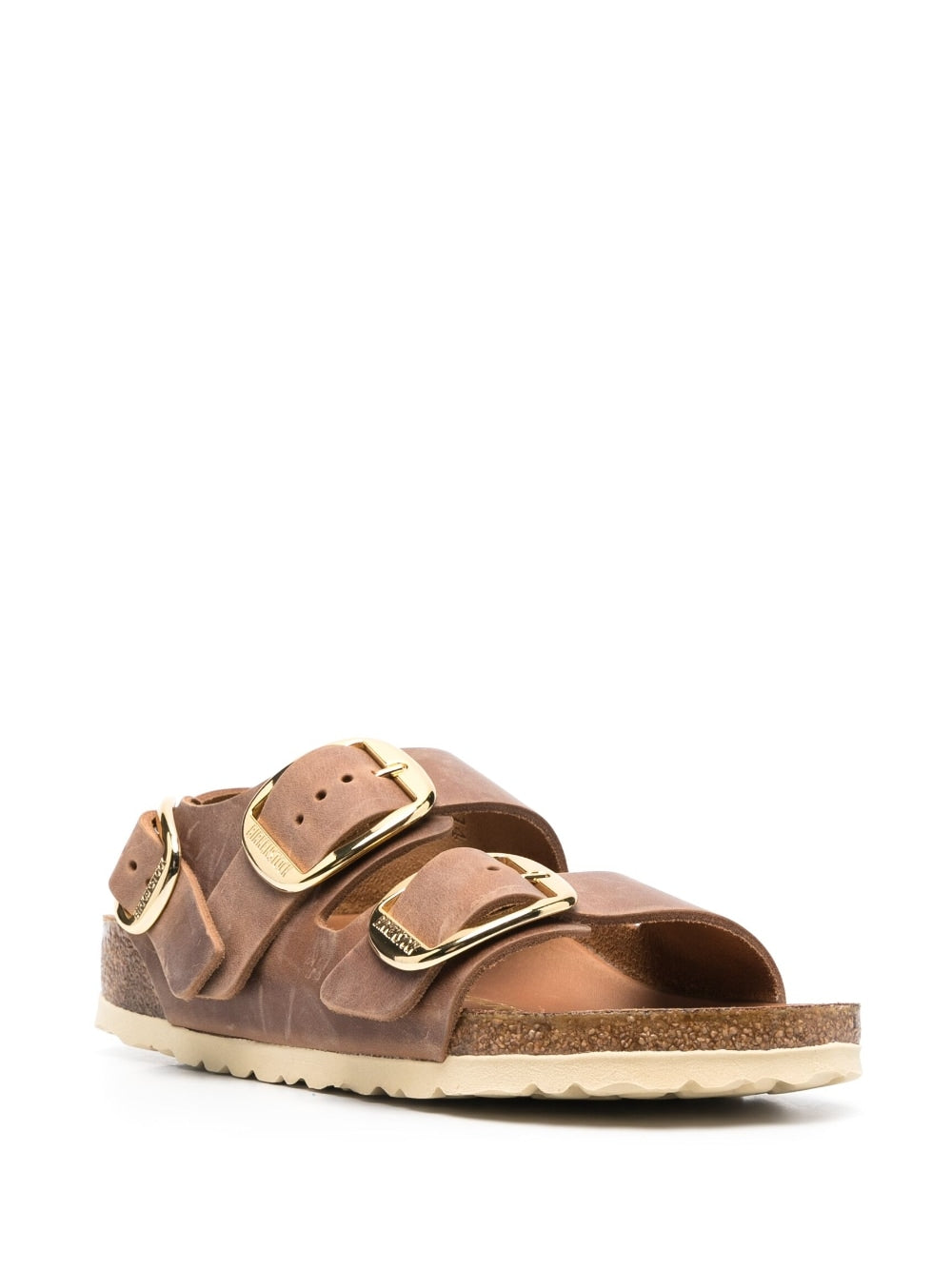 BIRKENSTOCK Women's Big Buckle Oiled Leather Sandal