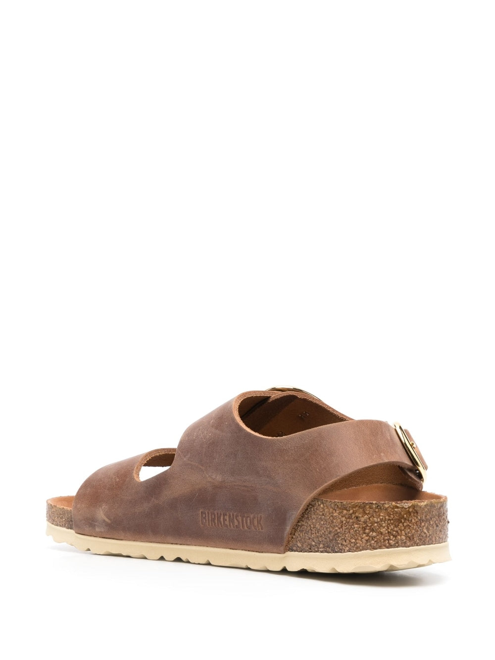 BIRKENSTOCK Women's Big Buckle Oiled Leather Sandal