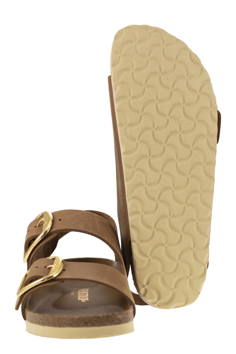 BIRKENSTOCK Women's Big Buckle Oiled Leather Sandal