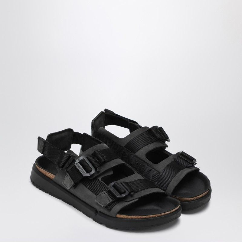 BIRKENSTOCK Men's Shinjuku Sandal in Natural Leather
