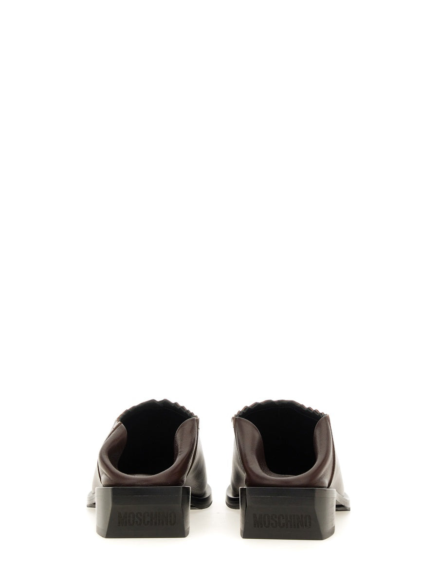 MOSCHINO Cuban Heel Shootie