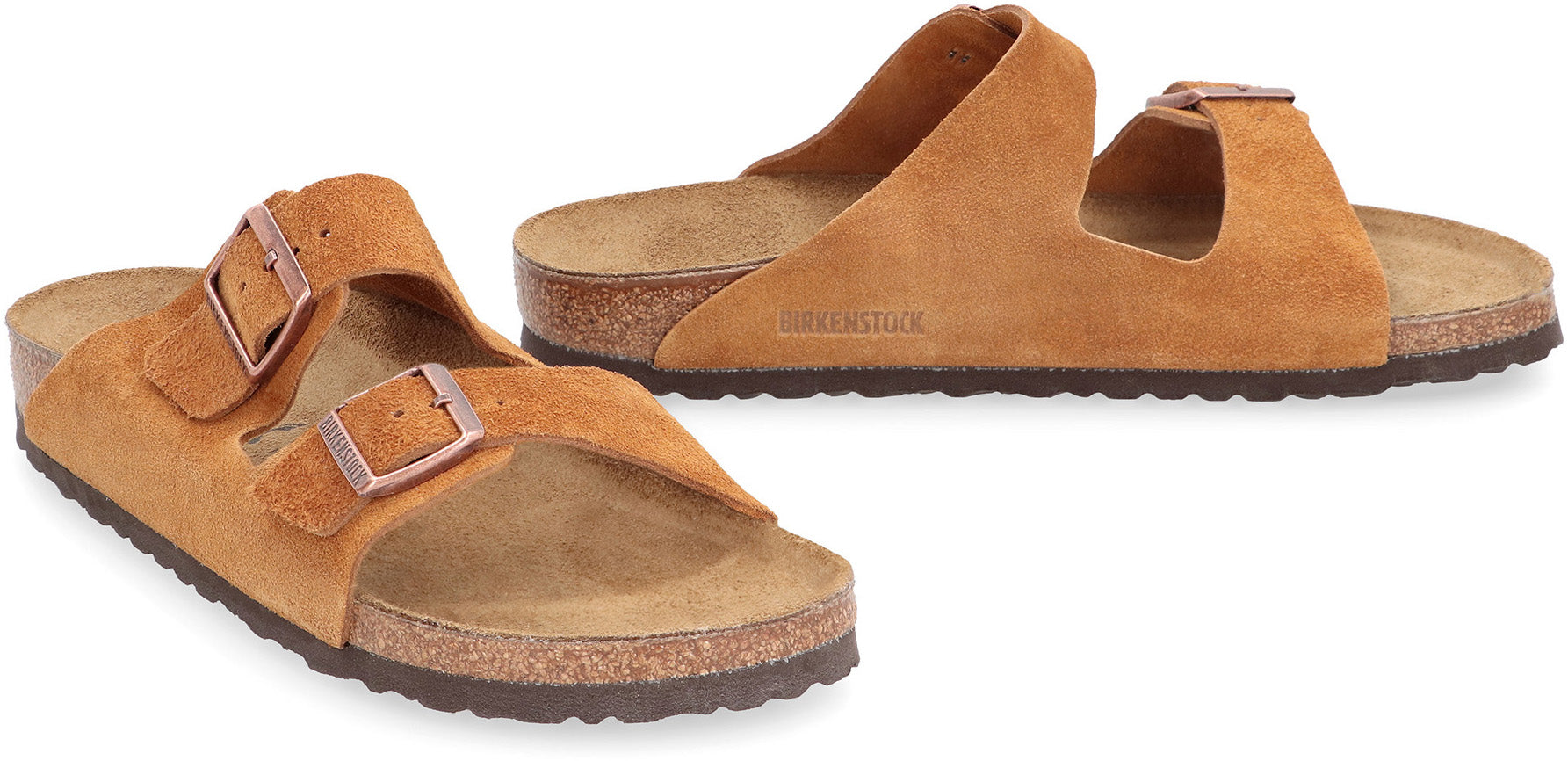 BIRKENSTOCK Unisex Suede Arizona Slippers