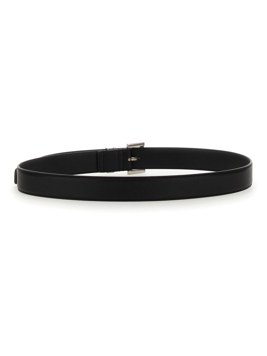 SAINT LAURENT Cassandra Leather Belt