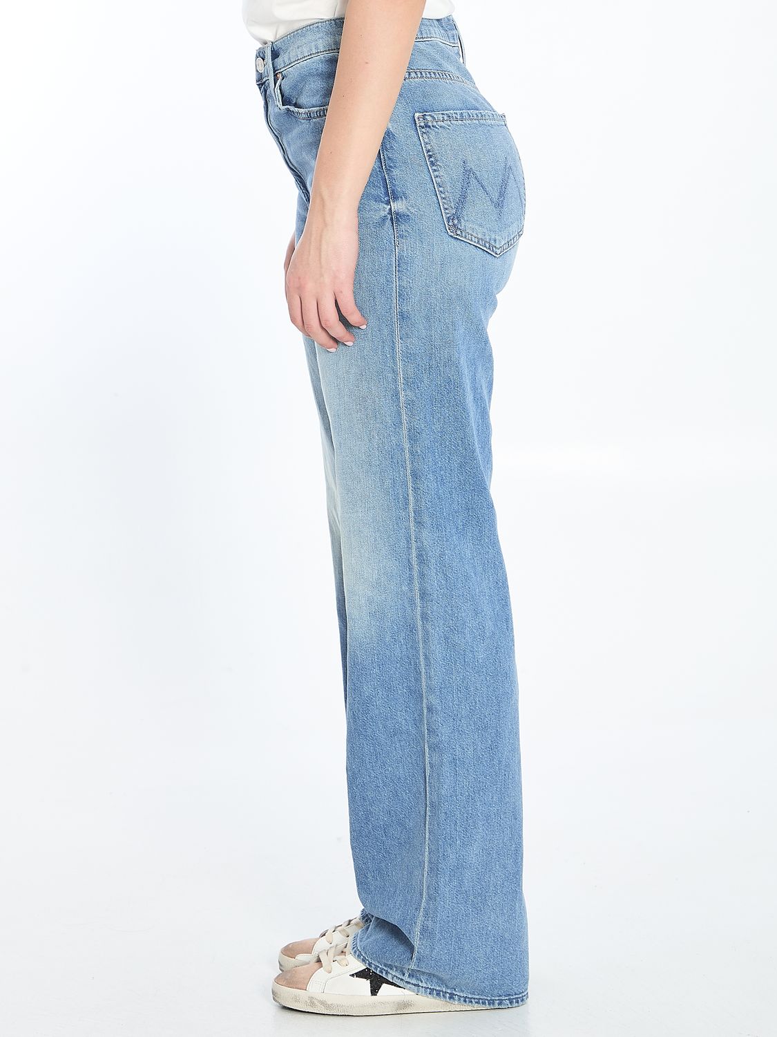 MOTHER Women's Dodger Mini Sneaker with Button and Zip Fastening