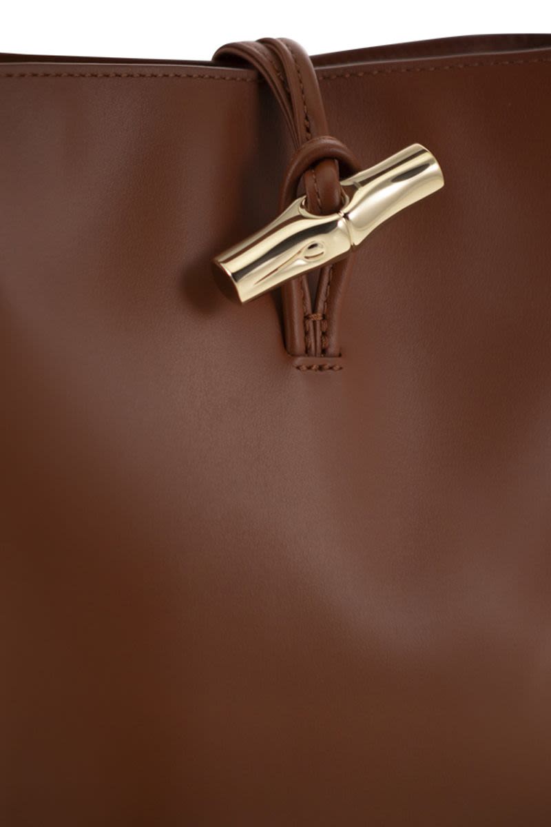 LONGCHAMP Mini Bucket Handbag - Luxurious Leather Design