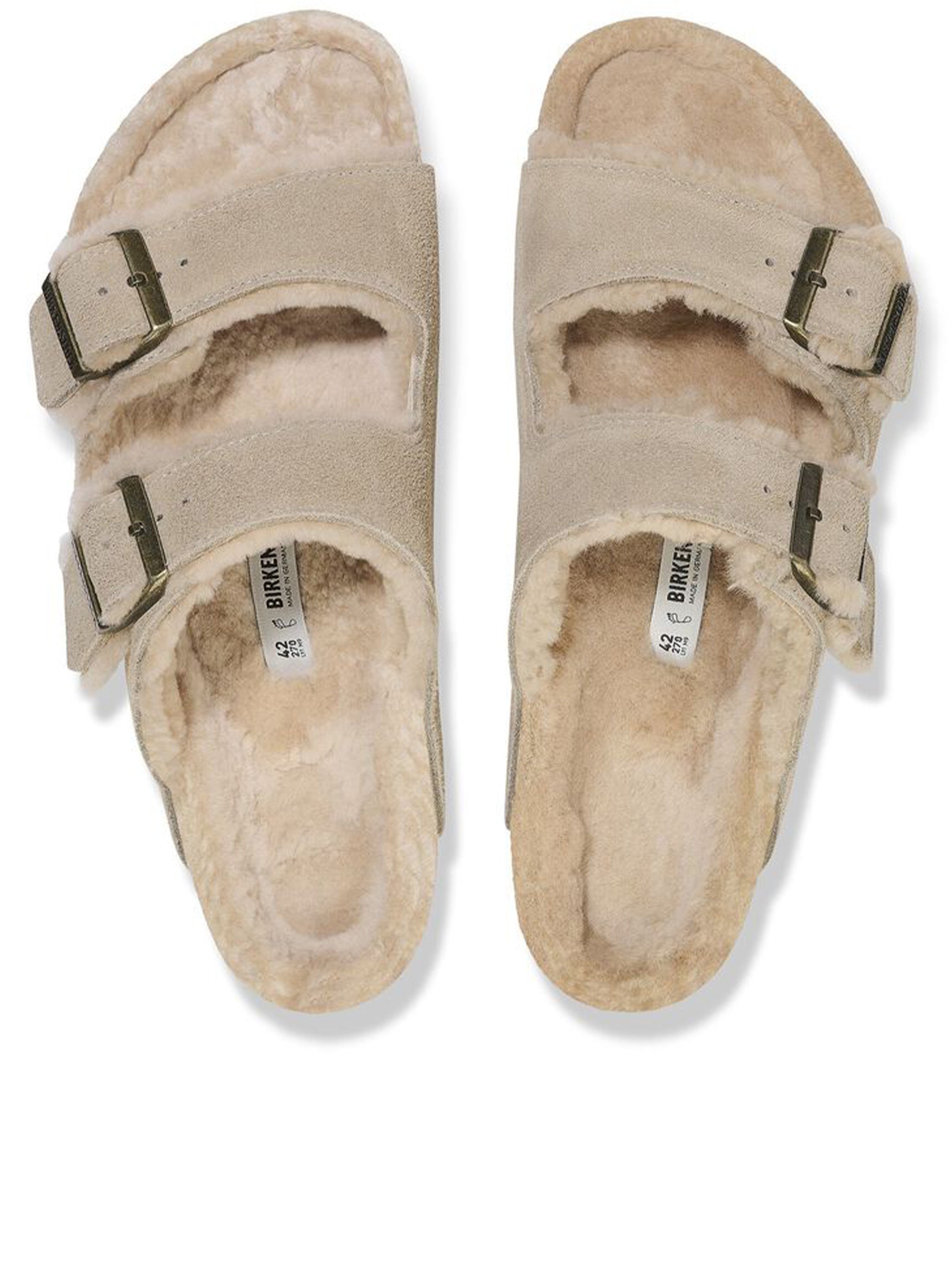 BIRKENSTOCK Men's Shearling Sandals - Arizona Style