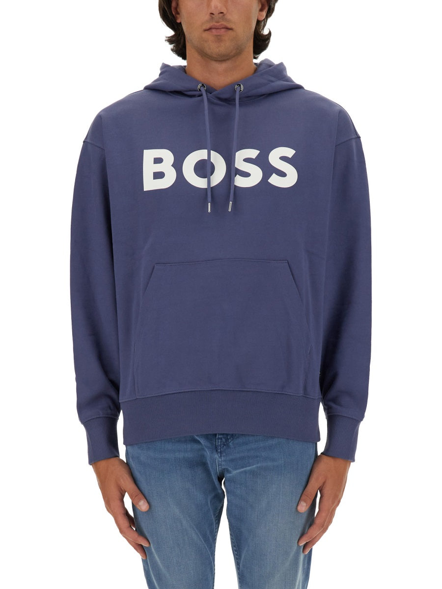 BOSS Men's Regular Fit Logo Sweatshirt - Size L
