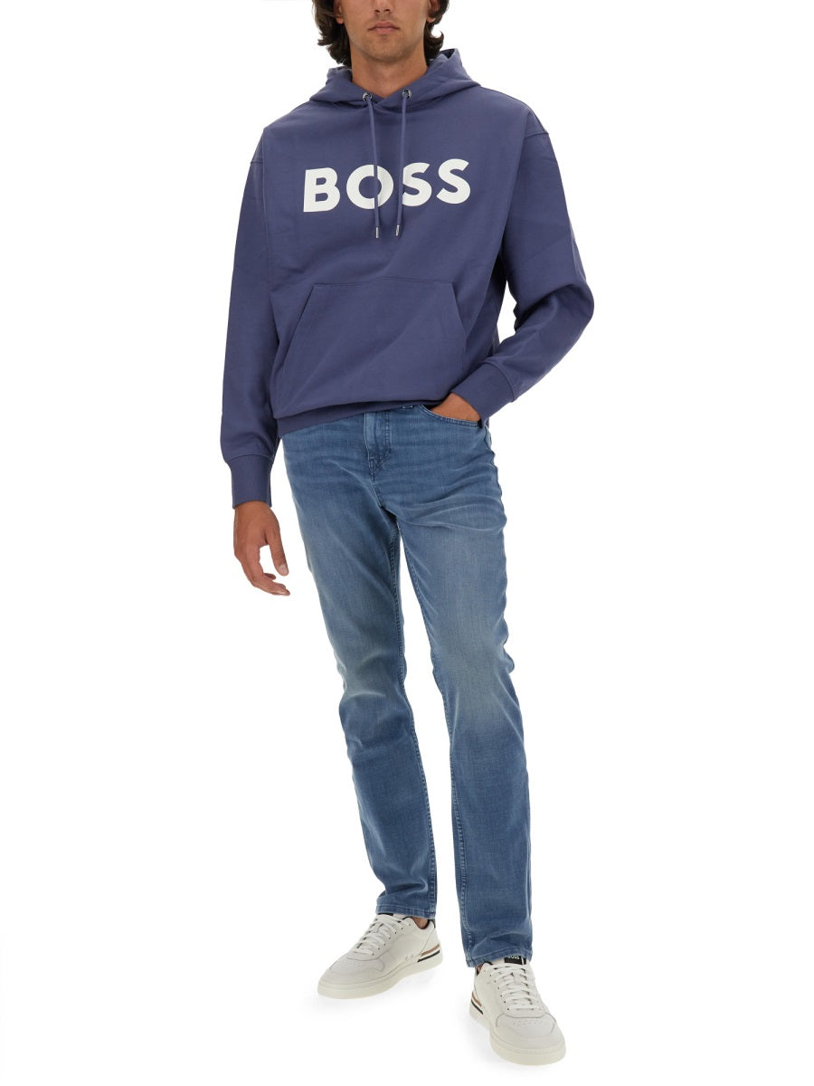 BOSS Men's Regular Fit Logo Sweatshirt - Size L