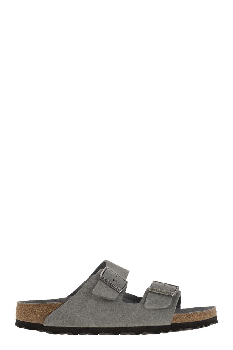 BIRKENSTOCK Flat Sandal with Soft Footbed and Adjustable Buckles