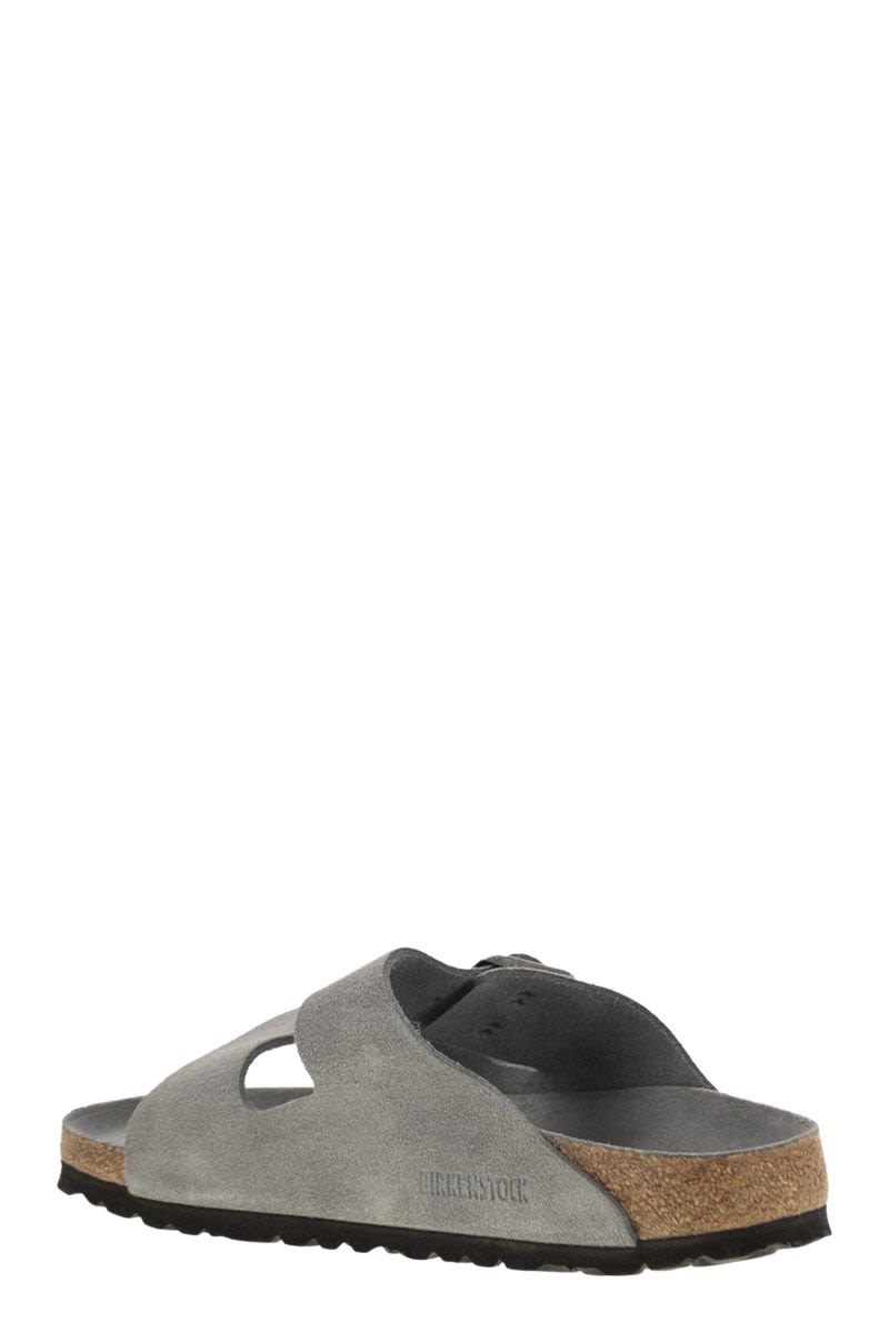 BIRKENSTOCK Flat Sandal with Soft Footbed and Adjustable Buckles