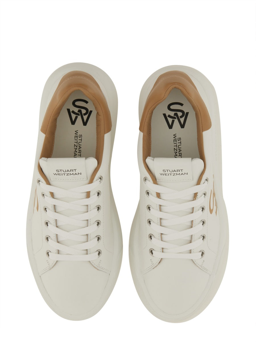 STUART WEITZMAN Premium Leather Women's Sneakers