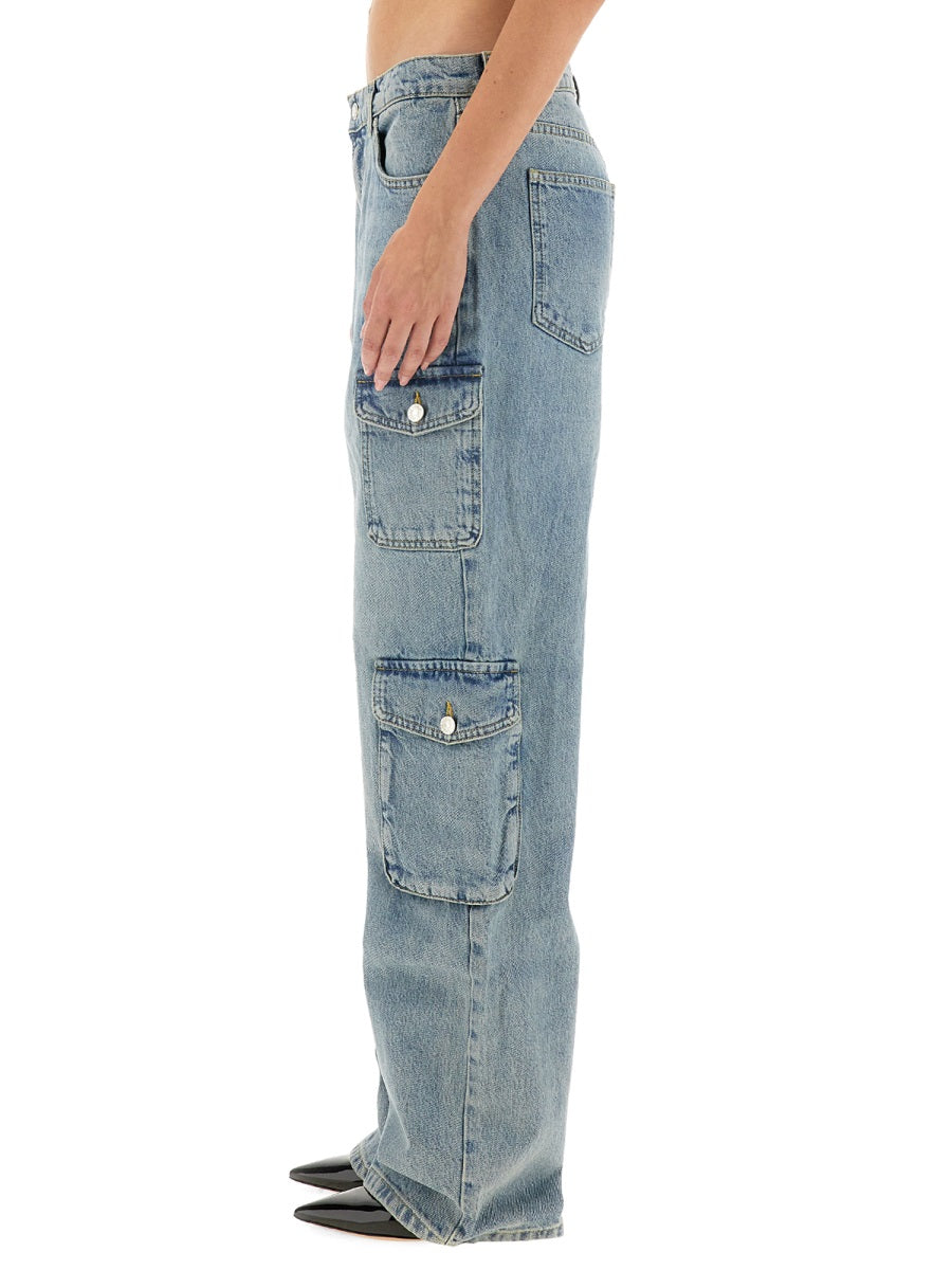MOSCHINO JEANS Stylish Cargo Pants for Women - FW24 Collection