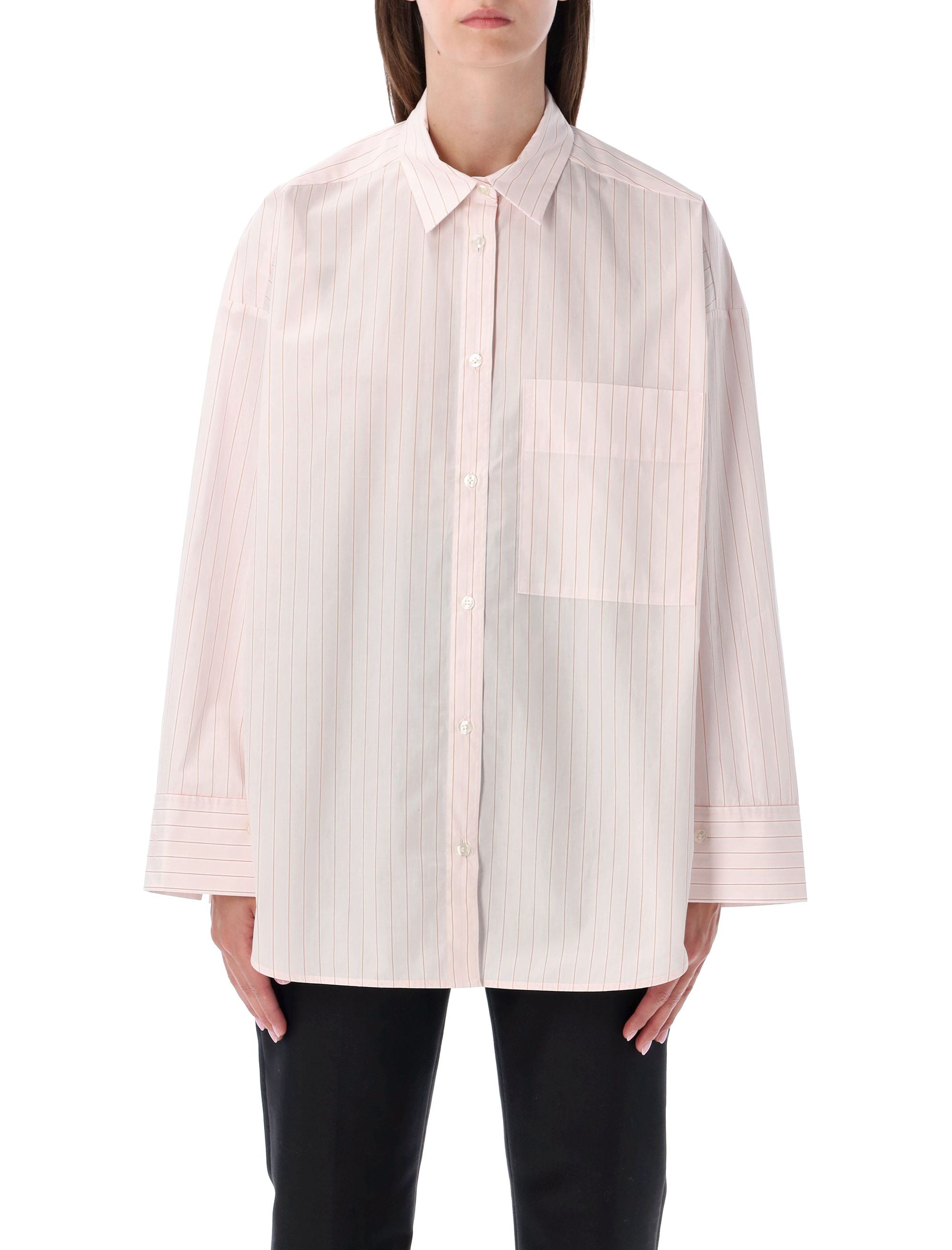 BY MALENE BIRGER Oversized Striped Shirt 36