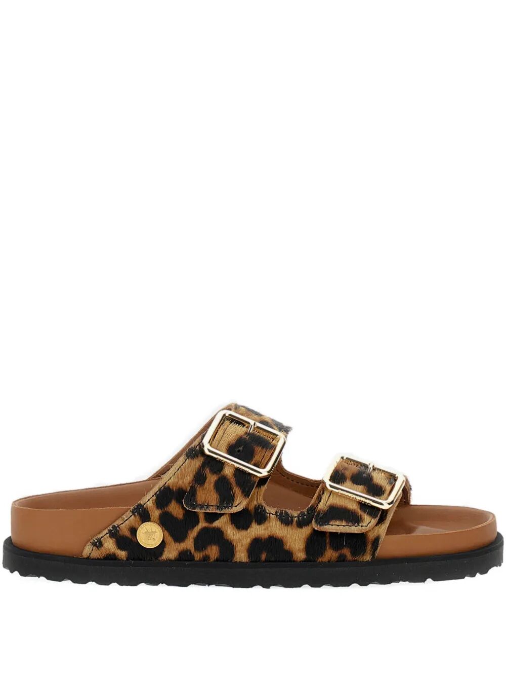 BIRKENSTOCK Pony Fur Double Strap Sandals