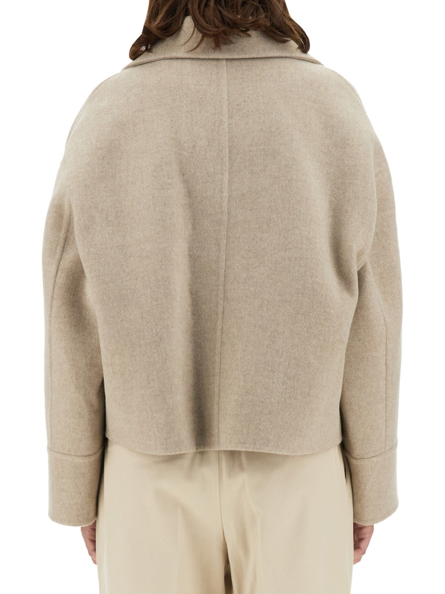 BRUNELLO CUCINELLI Double Woven Wool and Cashmere Caban - Regular Fit, Size 40