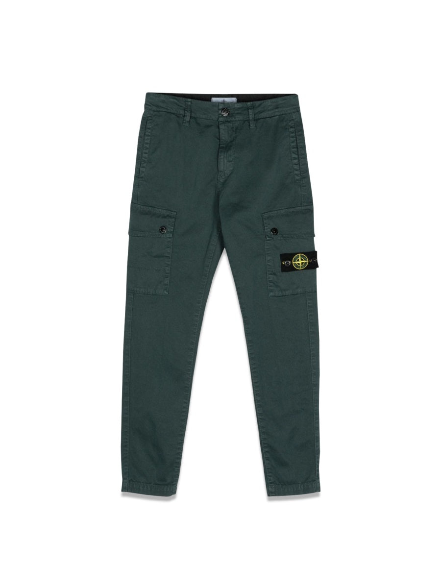 STONE ISLAND Regular Tapered Pants for Boys