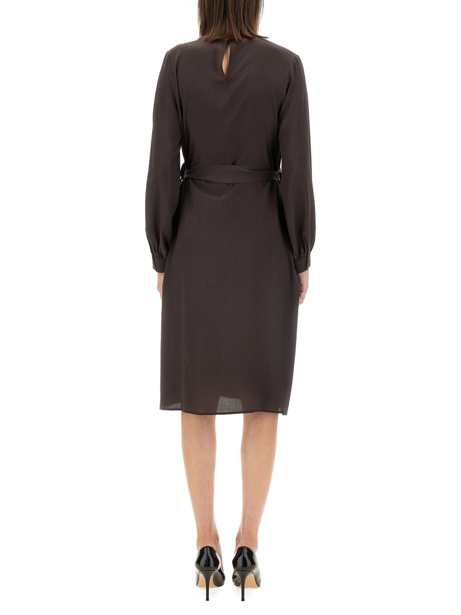 KITON Elegant Silk Dress - Regular Fit, Size 40