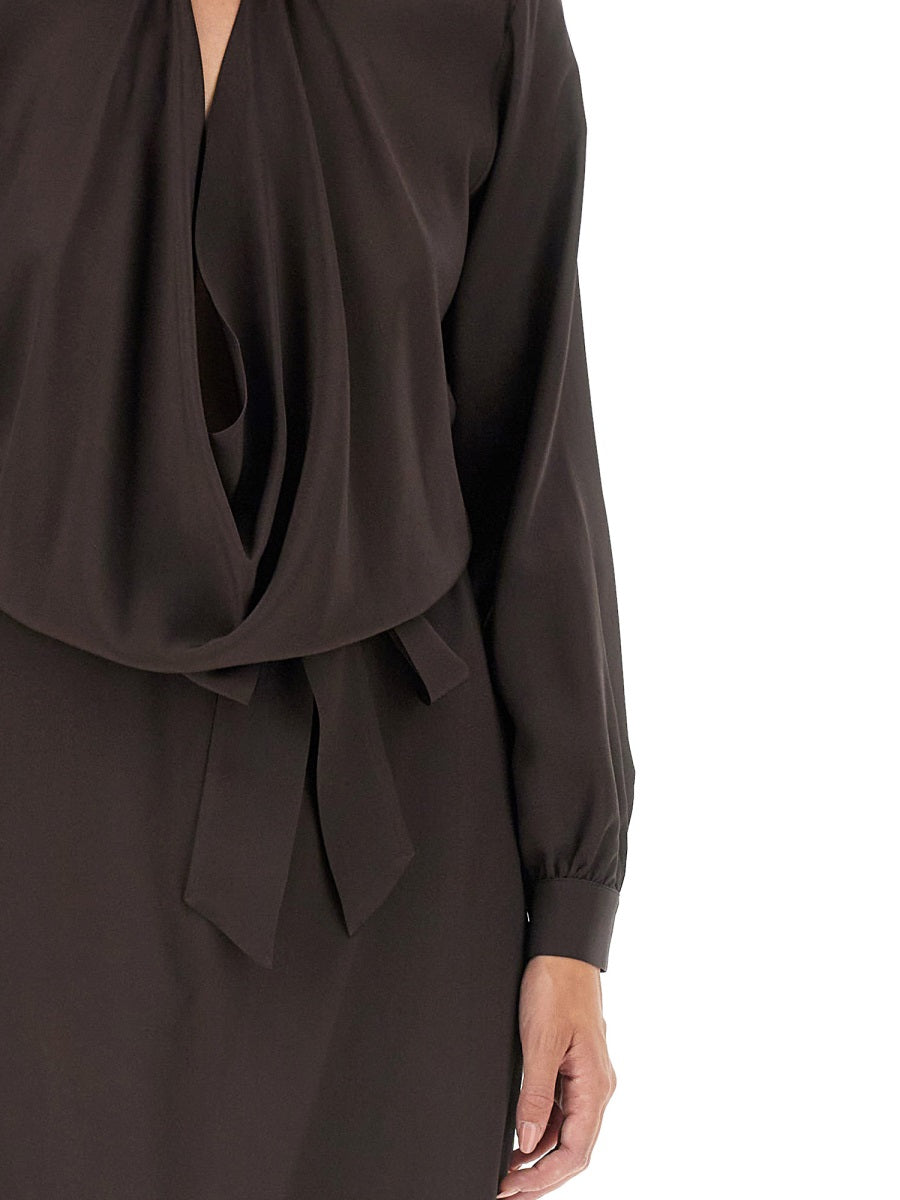 KITON Elegant Silk Dress - Regular Fit, Size 40