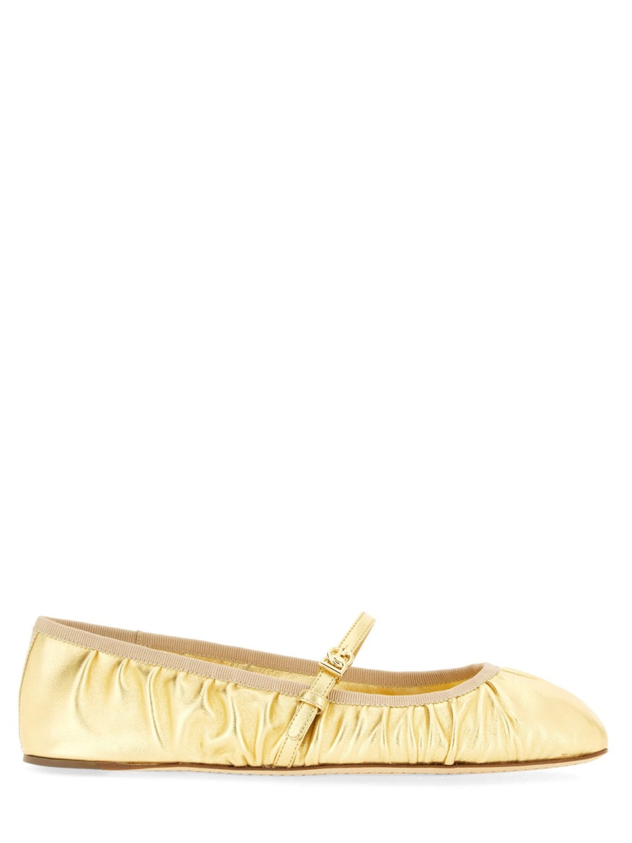 DOLCE & GABBANA Nappa Ballerina Flats