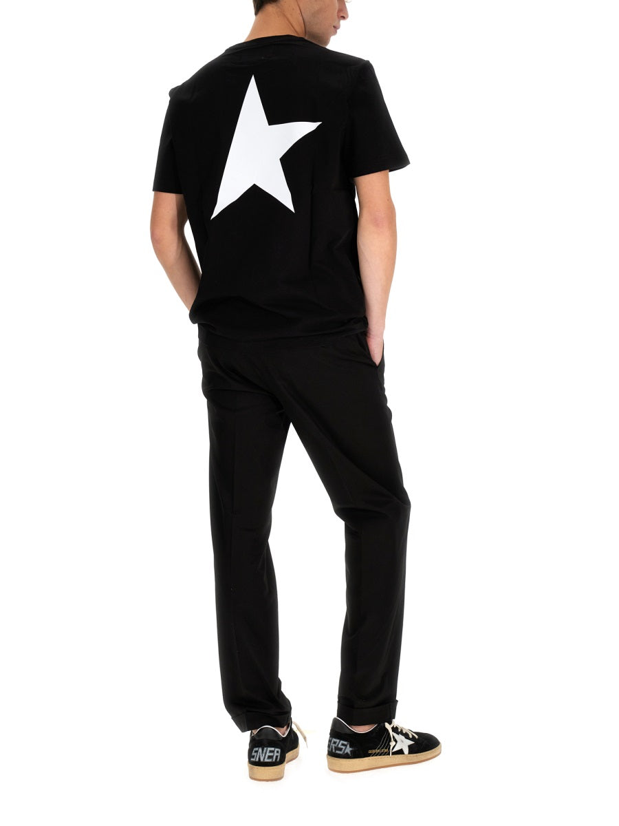 GOLDEN GOOSE Stylish Logo T-Shirt for Men