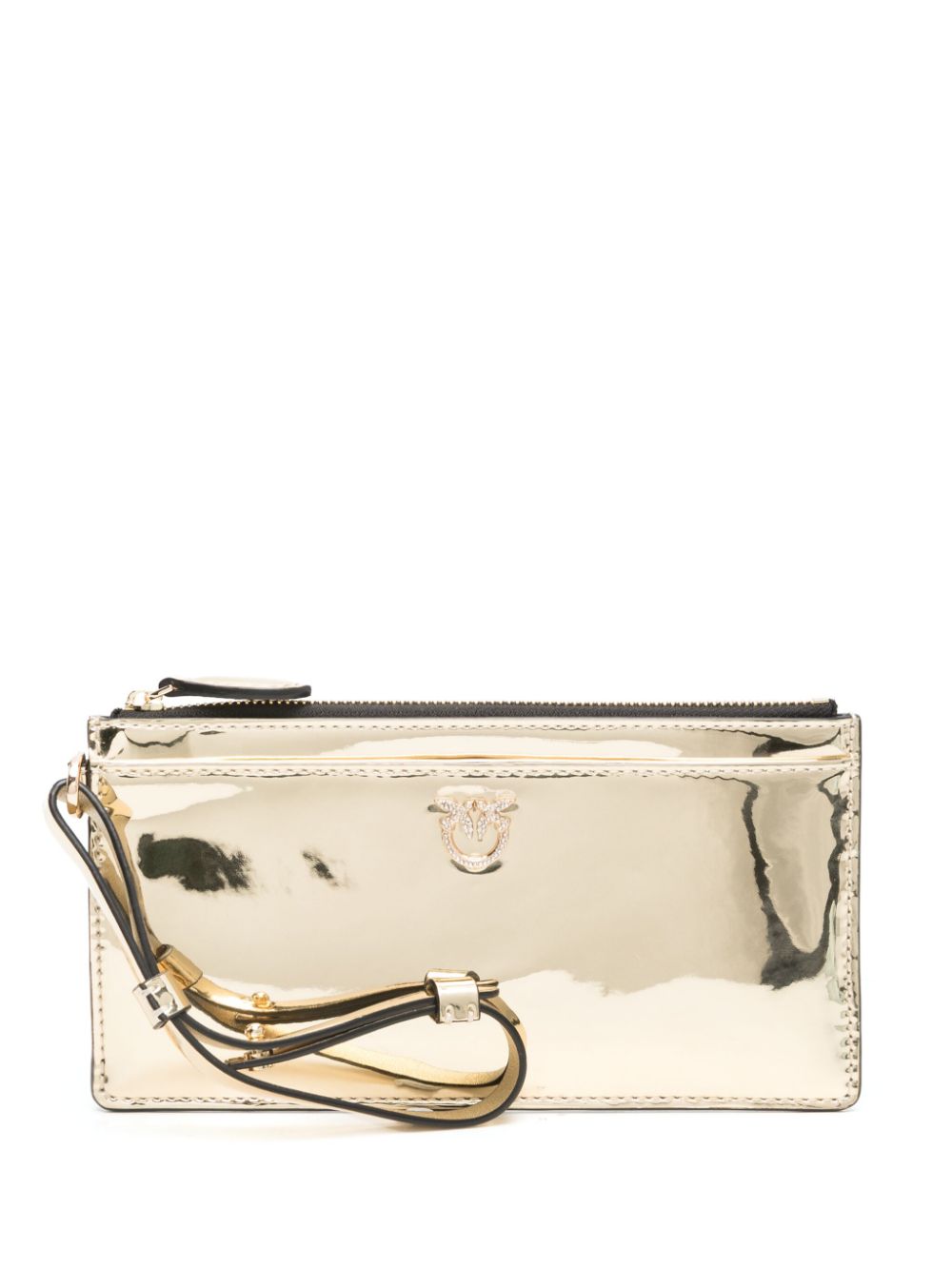 PINKO Elegant Leather Handbag with Charm - Mini Style