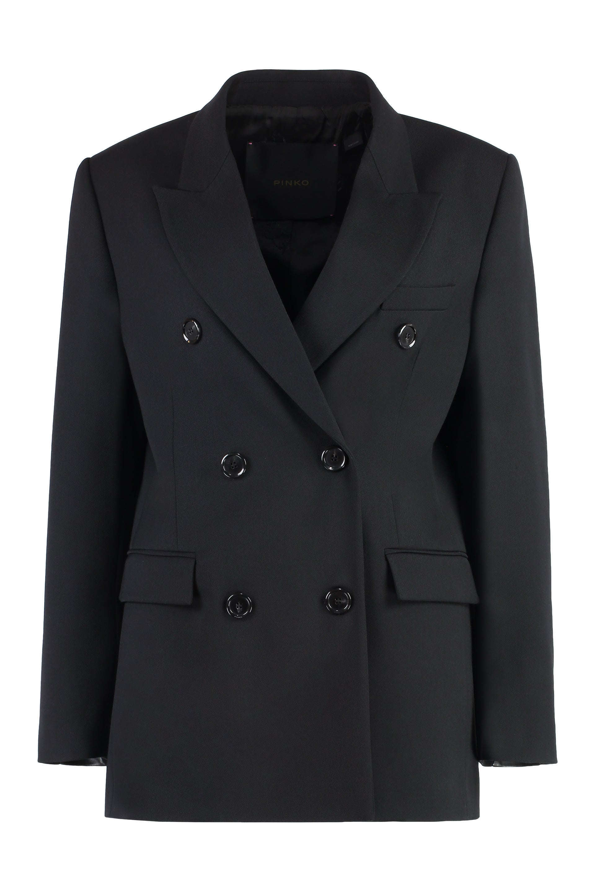 PINKO Double-Breasted Wool Blend Jacket for Women