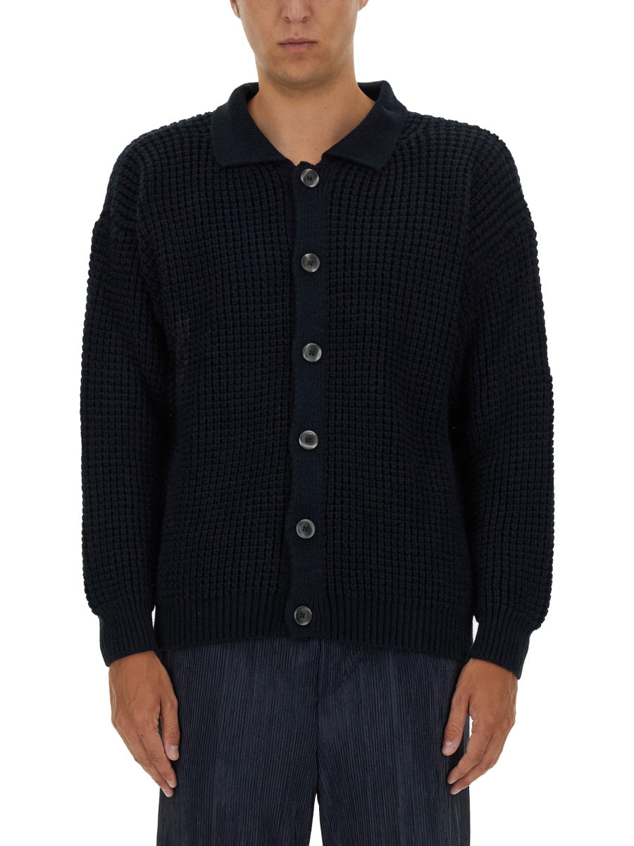 FAMILY FIRST Men's Polo Cardigan - Size L