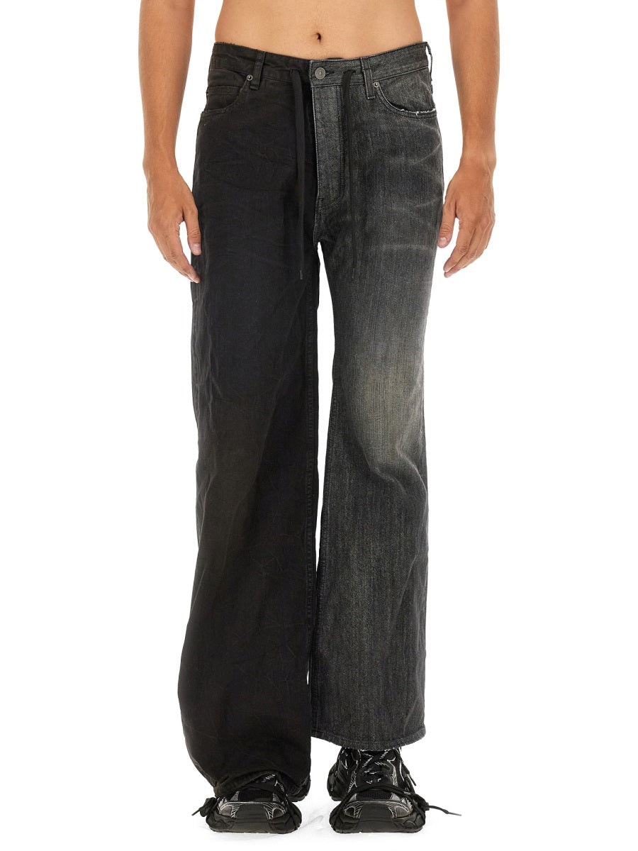 BALENCIAGA Large Fit Fifty-Fifty Jeans