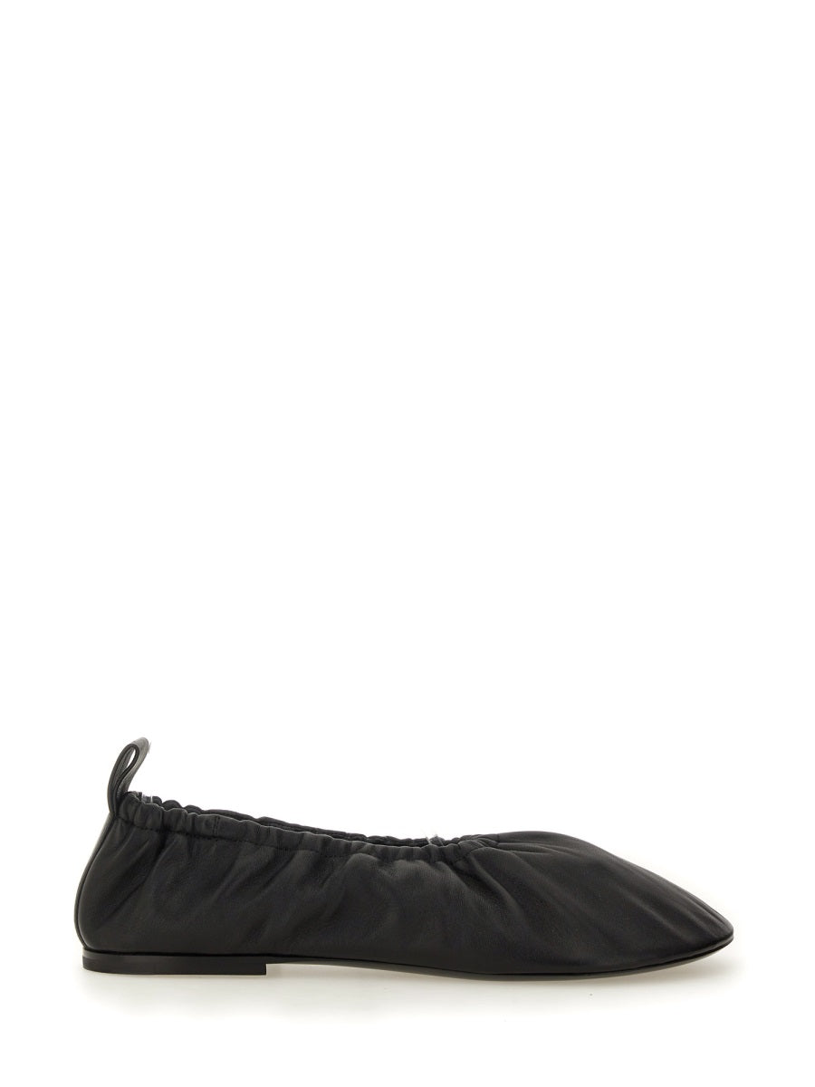 JIL SANDER Sheepskin Ballerina Flats