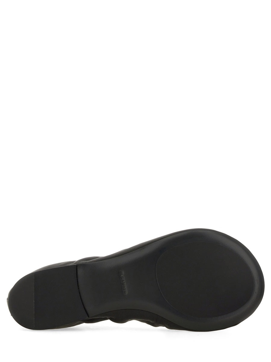 JIL SANDER Sheepskin Ballerina Flats
