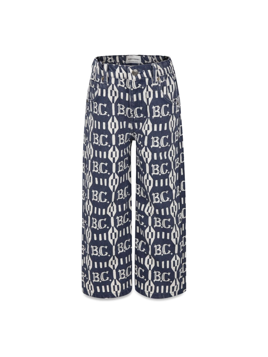 BOBO CHOSES Vintage All Over Five Pockets Straight Pants