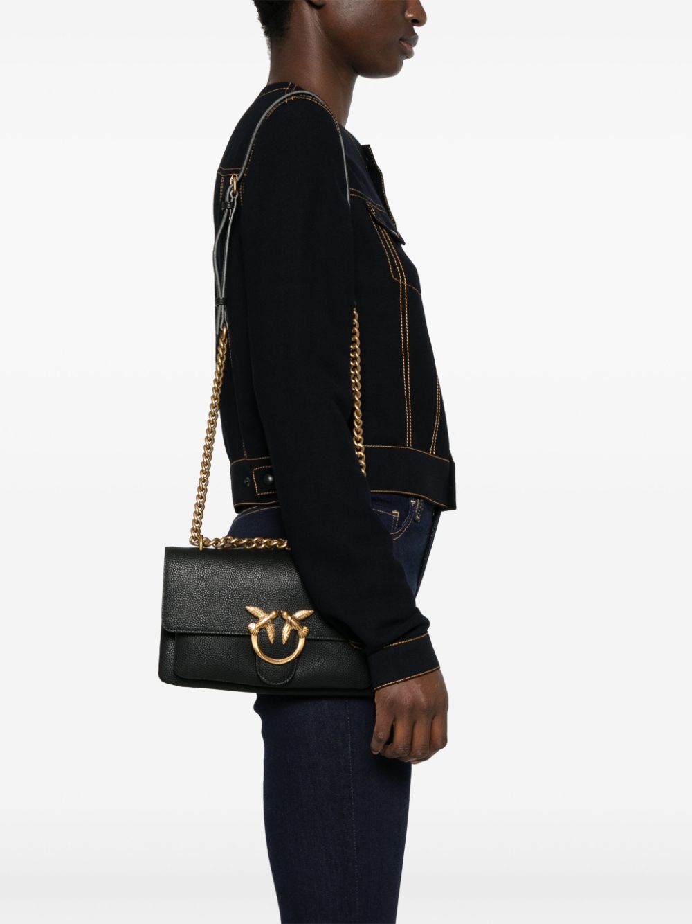 PINKO Luxurious Mini Leather Handbag