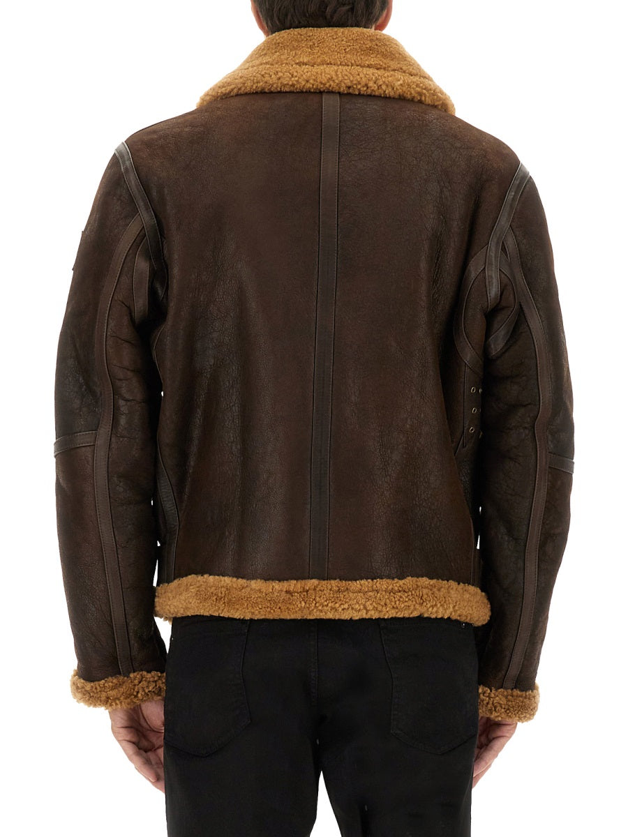 BELSTAFF Men's Leather Wilder Jacket - Size 50