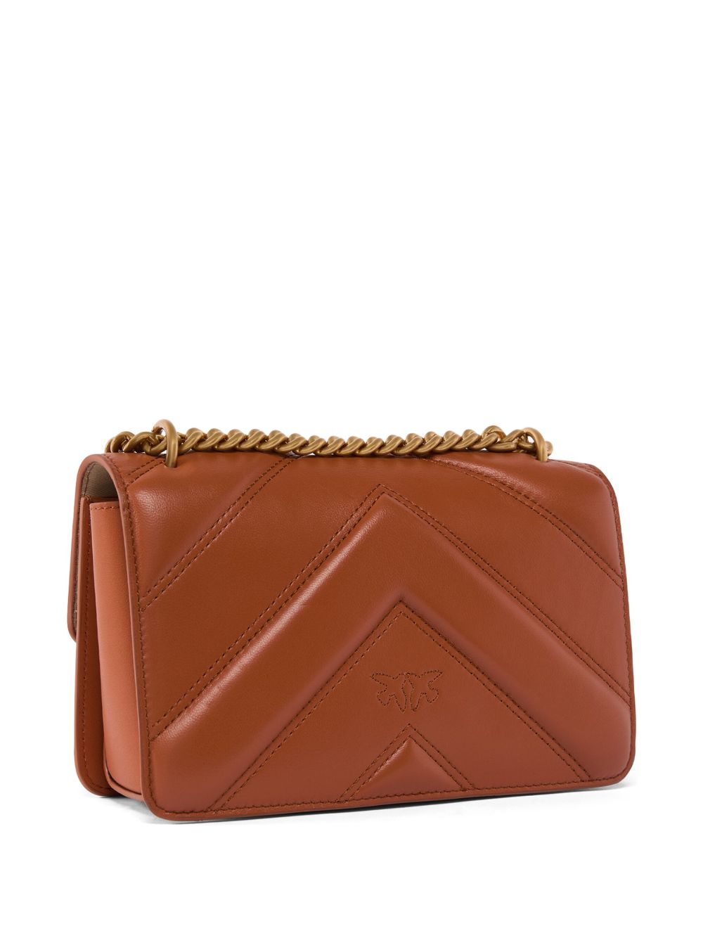 PINKO Elegant Mini Leather Handbag with Foldover Top