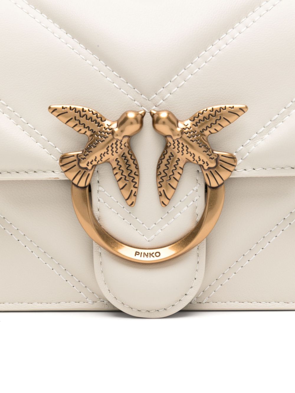 PINKO Stylish and Versatile Handbag with Foldover Top