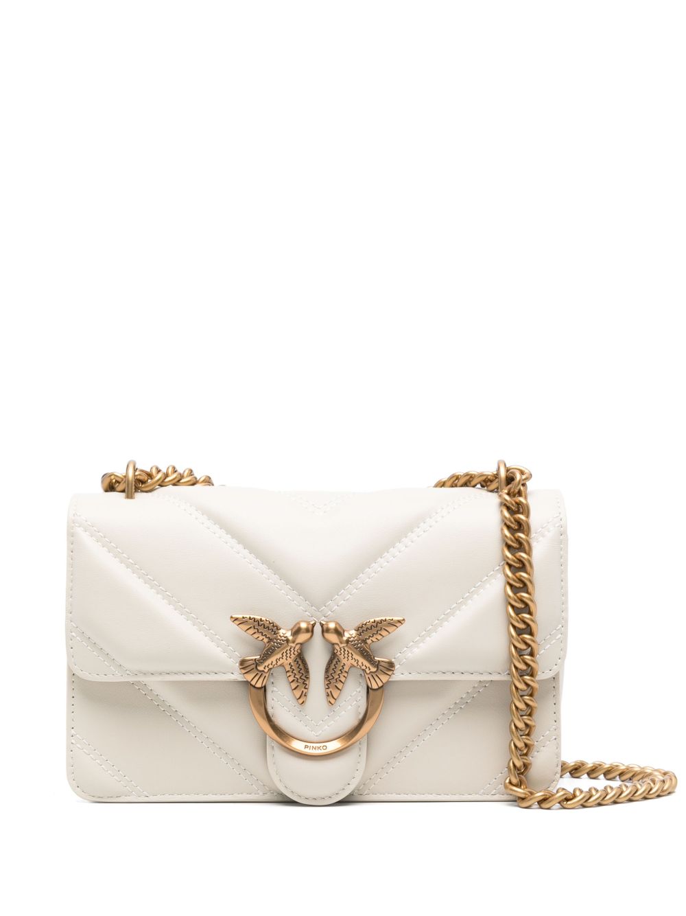 PINKO Stylish and Versatile Handbag with Foldover Top