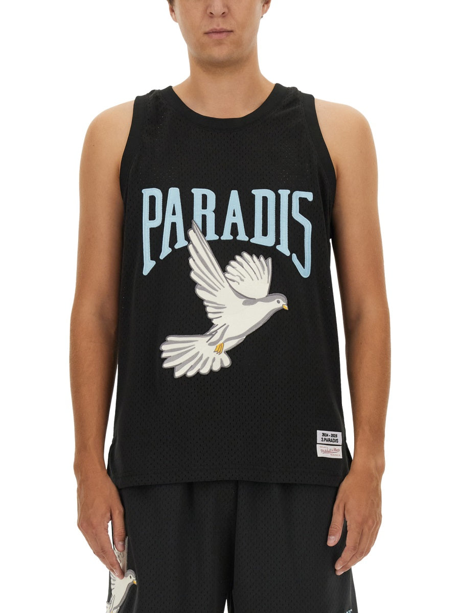 3.PARADIS Stylish Logo Top for Men (Size L)