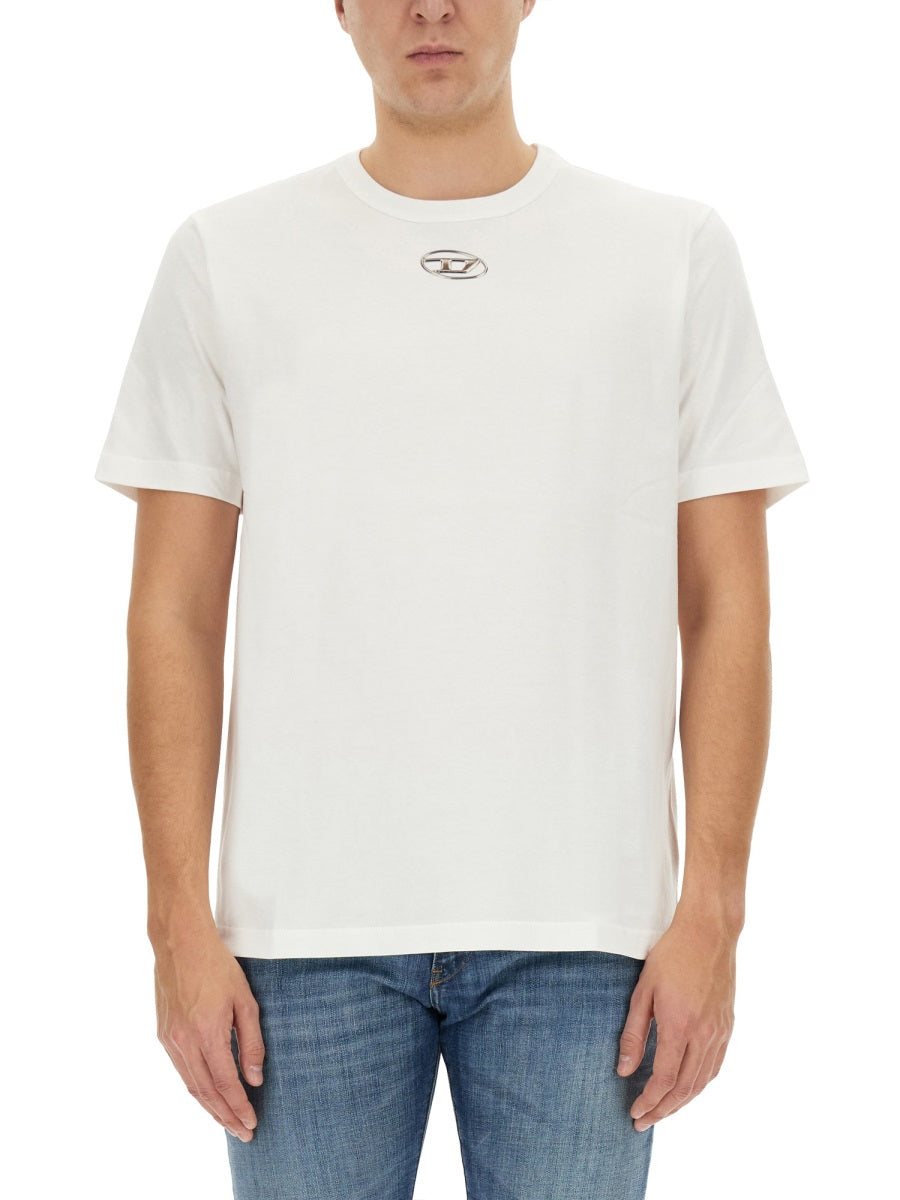 DIESEL Men's Logo T-Shirt - Size L