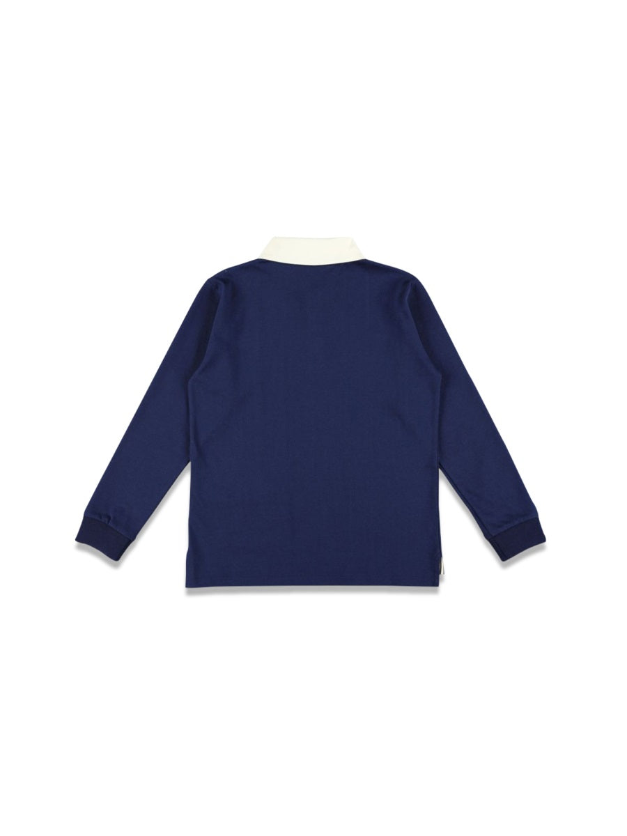 GUCCI Unisex Long Sleeve Mini Polo for Kids - Winter Edition